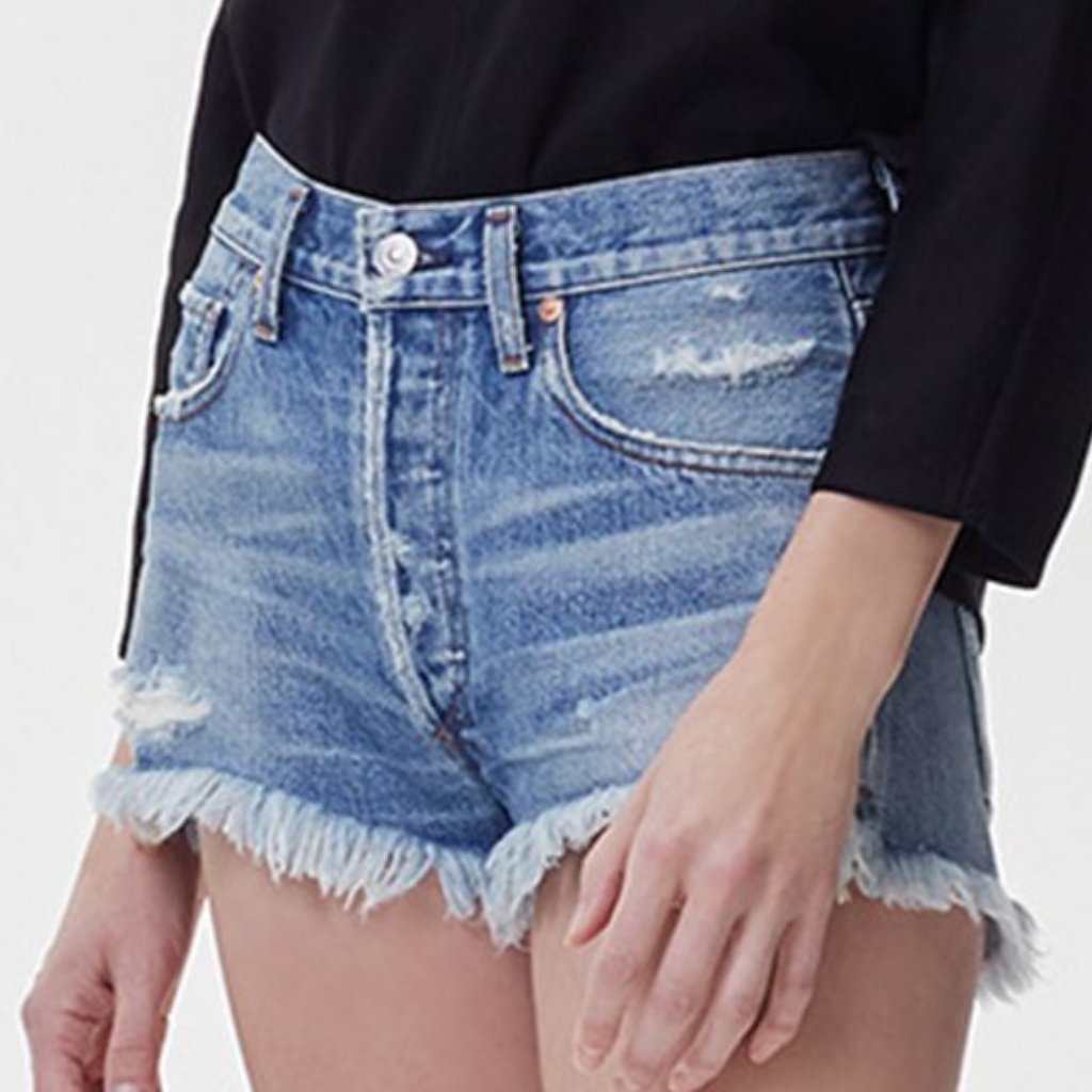 Citizens Of Humanity Danielle Mid Rise Short In Mandrake